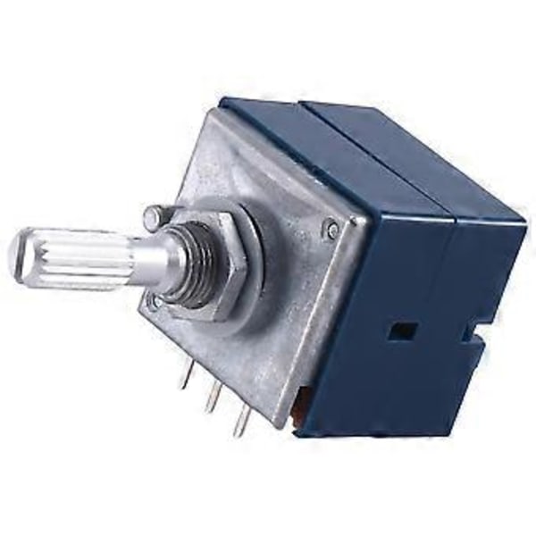 1kpl Rh2702 Ance Step Dual- Potentiometri 6 nastaa Alps Rk27 Fl Axis 25mm (a50kx2)