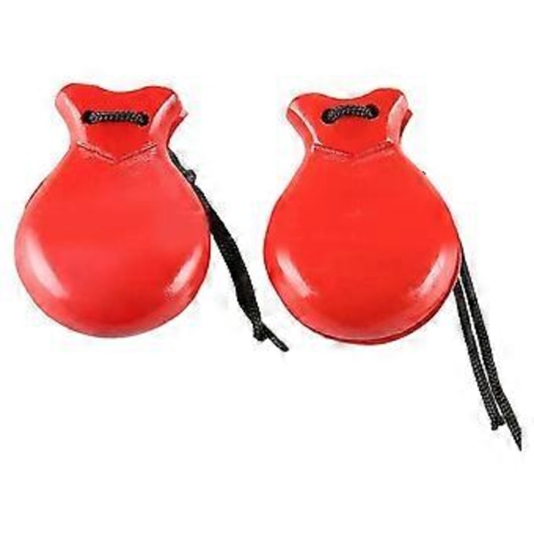 Flamenco Dans Orff Slagverkinstrument Rap Hardtre Spanske Kastanjetter