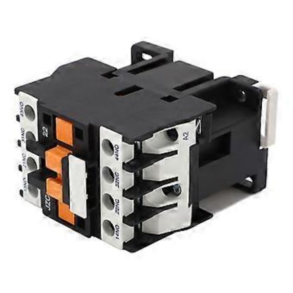2-polig AC-kontaktor 3-fas 2NO 2NC Elektrisk kontaktor Mellanrelä för kraftdistribution 24V