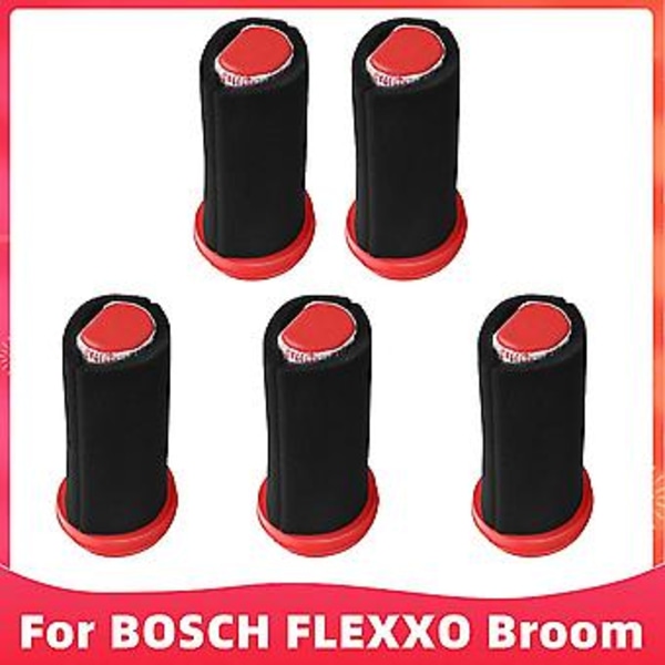 5 stk. vakuumfiltre til Flexxo B Bbh3z0025 Bbh3petgb Bbh3251gb Bbh3211gb vakuum reservedele S
