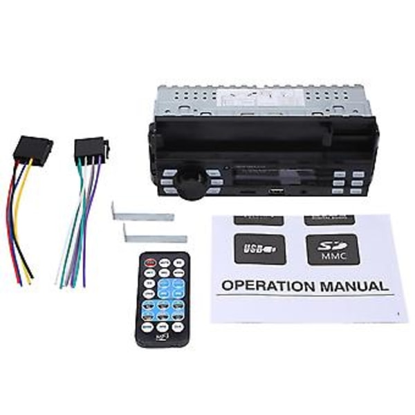 1 Din Autoradio Bluetooth 12V Autosoitin
