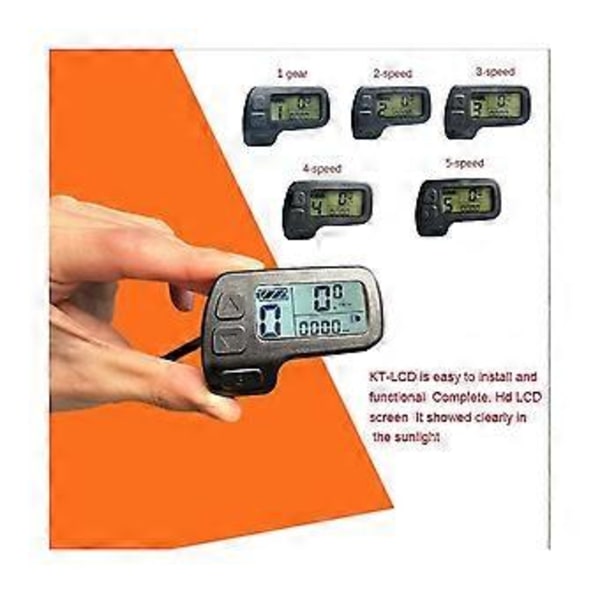 Elektrisk Sykkel Display Kt-lcd11 5pin Display Med Vanntett Plugg Drivmotor Konvertering Ebike Ac