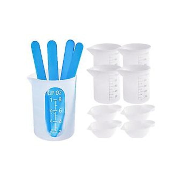 Silikon Epoxy Resin Måle S Verktøysett Med Røre Finr Beskyttelse For Resin Ng Smykker