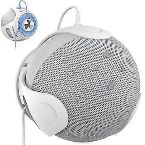 Muovinen kaiutinteline seinälle asennettava Bluetooth-kaiutinteline kaapelinhallintatarvikkeilla 5/4:lle