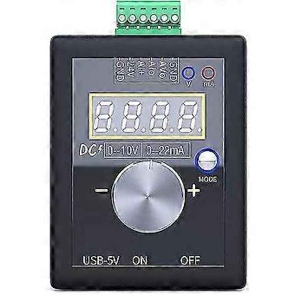 Signalgenerator, Handhållen Analog Simulator Digital 0-10v/0-4-20ma För Strömspänningssignalgenerator För Plc Och Panel Felsökningsenhet Testning Flo
