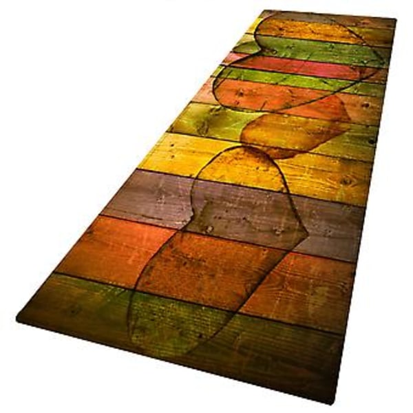 Skridsikker absorberende dørmåtte til hjemmet, entré, stue, tre hjerter (40*120cm)