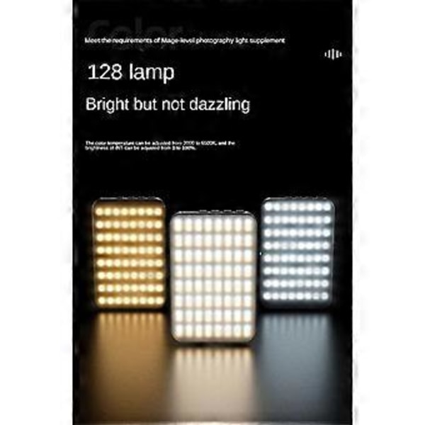 Magneettinen Selfie-valo LED-täyttövalo Selfieihin/Valokuvaukseen//Zoom-puheluihin/Videoneuvotteluihin Tabletille/Kannettavalle