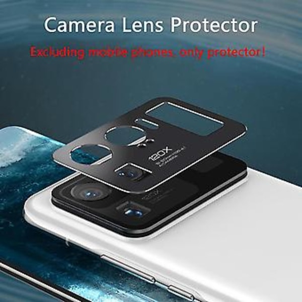 Kamerabeskyttelsesglas til Mi 11 Ultra Case Protector Metal Kameradæksel til Mi11 Ultra Beskyttelse F