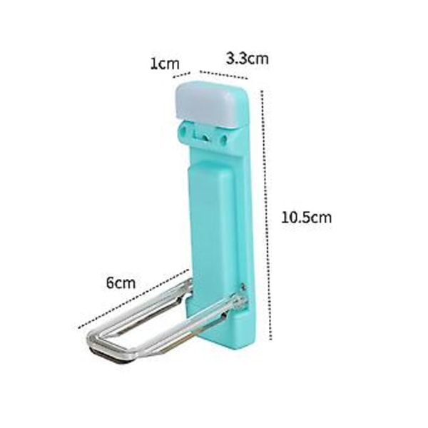 USB Ladattava, Kannettava Klipsikiinnitteinen LED-lukuvalo, 3 S Himmennettävä, Kirjoille