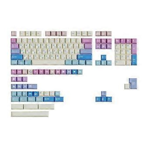 150 Tangentbordstangenter PBT Material Tangentbordstangenter Cherry Profil Sublimering Tangentbordstangent för de flesta mekaniska tangentbord B