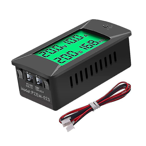 Pzem-025 DC Digital Display Spänning Och Amperemeter 0~300a/300v Effekt Energiförbrukning Testare Multimeter
