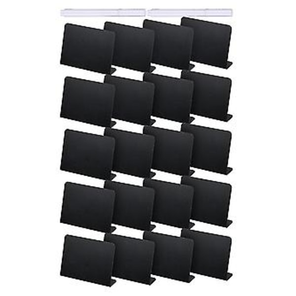 20 stk. 4x3 tommer Mini Tavle Kompatibel Bordplade Tavle