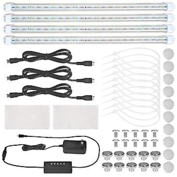 LED Växtbelysningsset, Växtlampa Fullspektrum LED Växtbelysning Pålitlig Prestanda