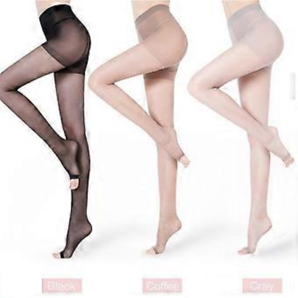 Damstrumpor Mode Heta Öppen Tå Sheer Ultratunna Tights Strumpbyxor Anti-Fällning Underdel Strumpbyxor-B