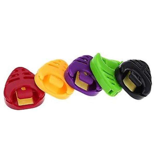Plastplektrum -sd Gitarrplektrum H 5st Självhäftande och Portabel