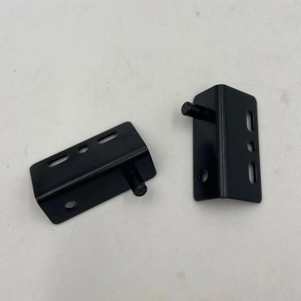 2 stk./sæt Tykk sort jernretvinklede svinghængsler Hardware tilbehør