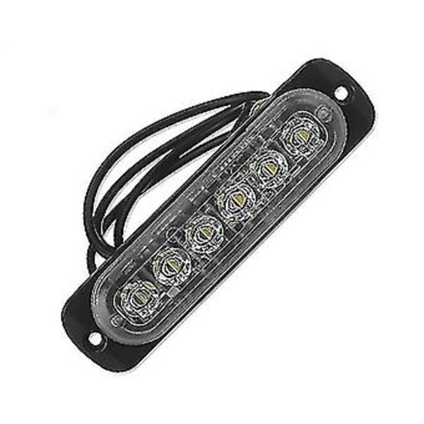 12v-24v 6led Flash Bil Køretøj Advarsels Strobe Blink