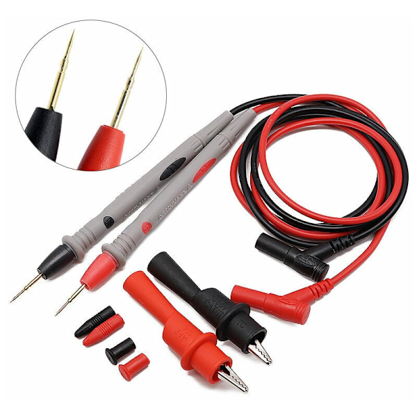 2pcs Digital Multimeter Lead Probe Tester Cable 1000V 20A