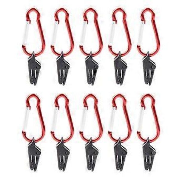Presenningsmarkise Klemme Clips Telt Snaps Hængere Clips Telt Stram Lås Greb Klemmer