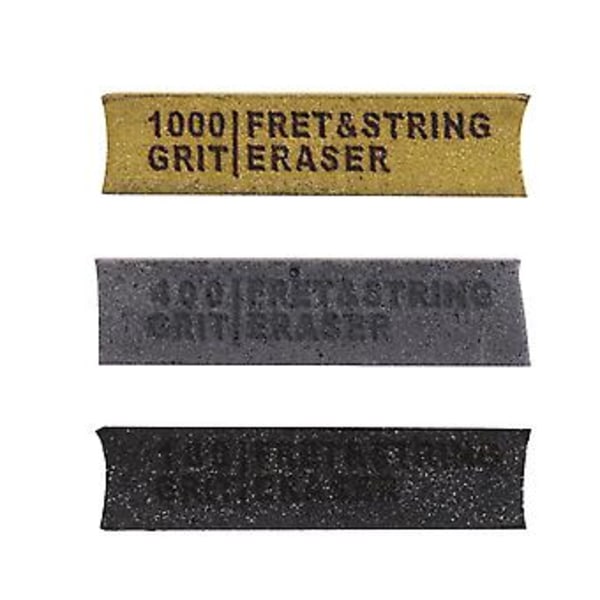 Båndpusser-sett for gitar, båndvedlikehold, båndverktøy, gitarstreng rustfjerningspenn