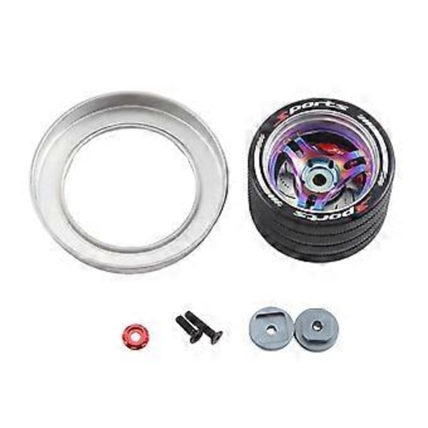RC Metallinen käsipyörä jarrulevyllä ja jarrusatulalla MT4/FUTABA 4PX/ NB4/KO EX Next/ X9 -malleille, monivärinen