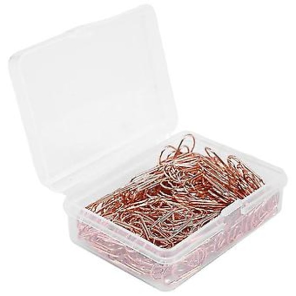 150 Stykker Guld Søde Papirclips Mini Clips Hjerteformede Papirclips Bogmærke Clips Til Kontorartikler