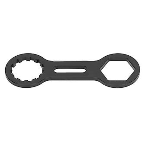 Cykel Forgaffel Reparationsværktøj, Aluminiumlegering, Sort, Mountainbike Hætte Afmonteringsnøgle, Egnet til Hydrauliske & Mekaniske Gafler, Holdbar