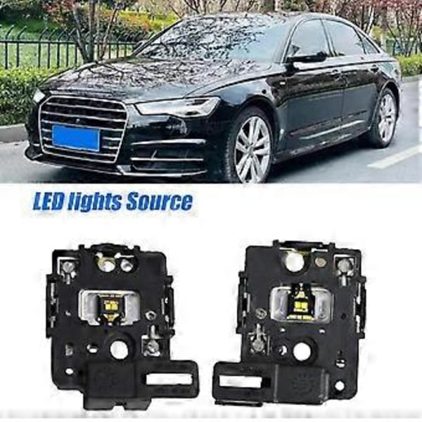 1 Pari 4LED Valonlähde Päiväajovalot DRL-moduuli A3 S3 RS3 A6 C7 2013-2016 Auton LED-levyille