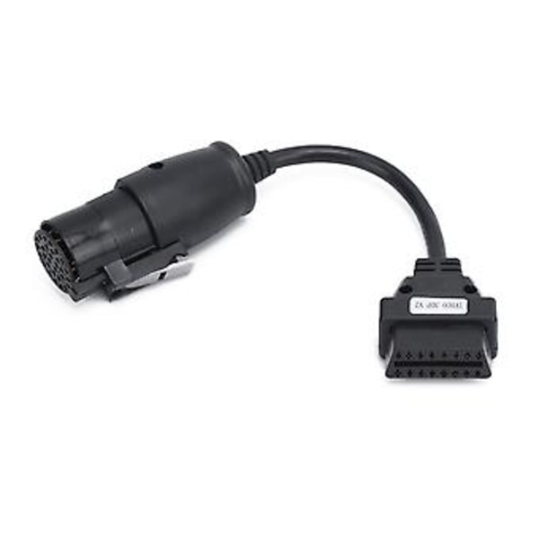 OBD2 30-Pin till 16-Pin Diagnostikkabeladapter 250mm/9.8in Längd Ersättning för IVECO Lastbilar
