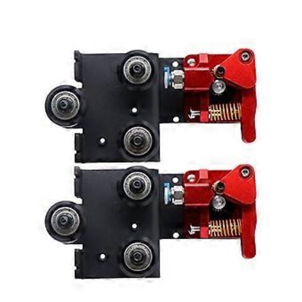 för Ender3 Dubbelväxelstruder Direkt Drive Uppgradering Kortdistans Dubbelväxel Extruder Kit Med Remhjul Motorkabel