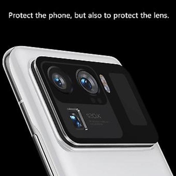 Kamerabeskyttelsesglas til Mi 11 Ultra Case Protector Metal Kameradæksel til Mi11 Ultra Beskyttelse F