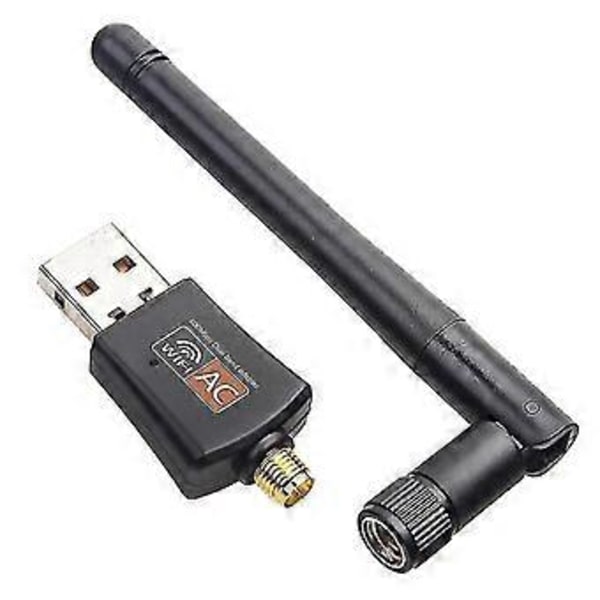 Usb Trådløst Netværkskort, Wifi Bluetooth Usb Adapter Til Pc Trådløs Dongle 600mbps Dual Band 2.4g/5.8g Usb Wifi Adapter Wifi Dongle Wifi Modtager Til
