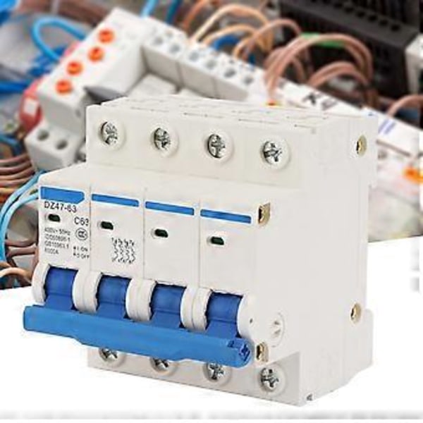Läckageskydd DZ4763 4P Jordfelsbrytare 400V/63A Strömbrytare
