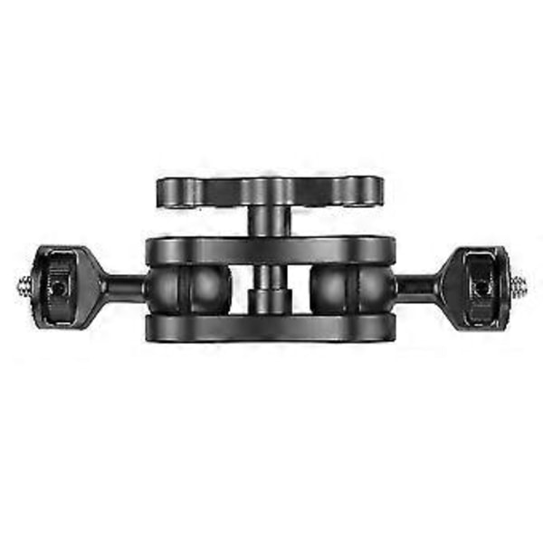 Kaksois 1/4 pallopääadapteri Magic Arm Crab Clamp 3/8 kiinnike valokenttämonitori kamerajalustan kiinnike