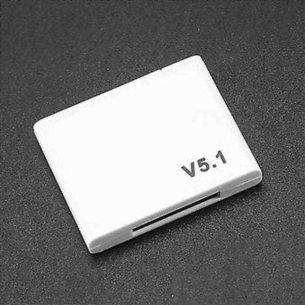 30-nastainen Bluetooth 5.1 -äänivastaanotin A2dp Musiikki Langaton Adapteri Valkoinen