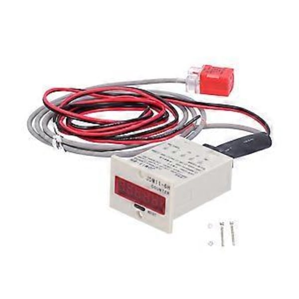 BERM Elektronisk Digital Display Räknare Panel Industriell Induktiv Räkneverktyg JDM116HDC12-24V