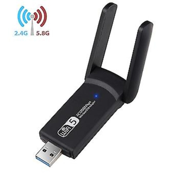 1200mbps Wifi5 USB-adapter 5g/2.4ghz Usb3.0 Wi-fi Le Trådlös 802.11ax Trådlös
