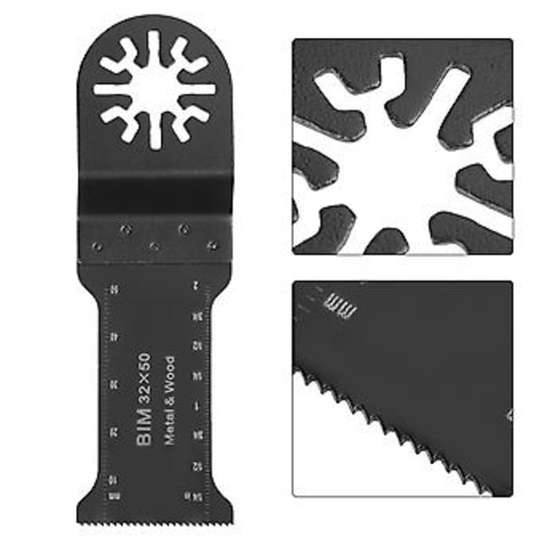 5 kpl 32 mm HCS Monitoiminen Oskilloiva Sahanterä