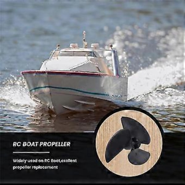 P40D47 Tre Blader RC Båt Propell Padle for Børsteløs Motor