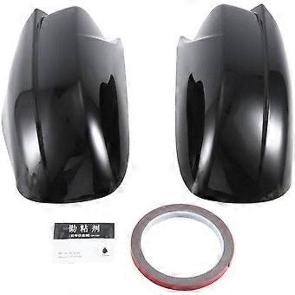 Passar 2011-2023 Charger M Stil Blank Svart Sidospegelkåpa