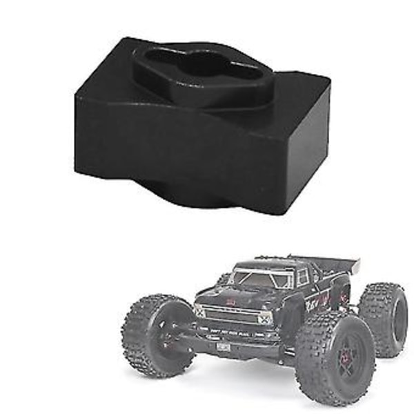 Metallinen tasauspyörästön lukko Arrma 1/8 6s Kraton Talion Outcast 1/7 Infraction RC-auton osille, musta