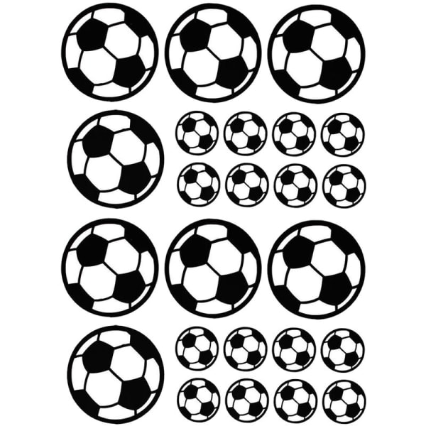 Soccer Ball Sticker Wall Decals for Kids Rooms Bedroom Soccer Fans Home Decor，World Cup Soccer Party Favors Supplies