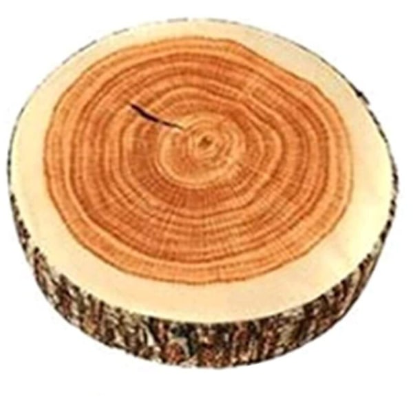 Natural Wood Design Tree Trunk Log Cushion Soft Chair Cushion Pillows Gift Home Sofa Cushion Style1