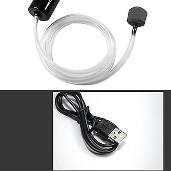 Tankki USB-pumppu Hiljainen Virransäästävä Kannettava Mini Terrario Tankki