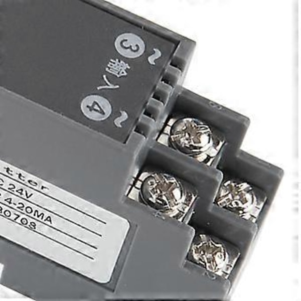 AC Strømtransmitter 1 inn 1 ut Signal Isolasjon Konvertering Strømfordeling Kontrollapparater DC24V 420mA