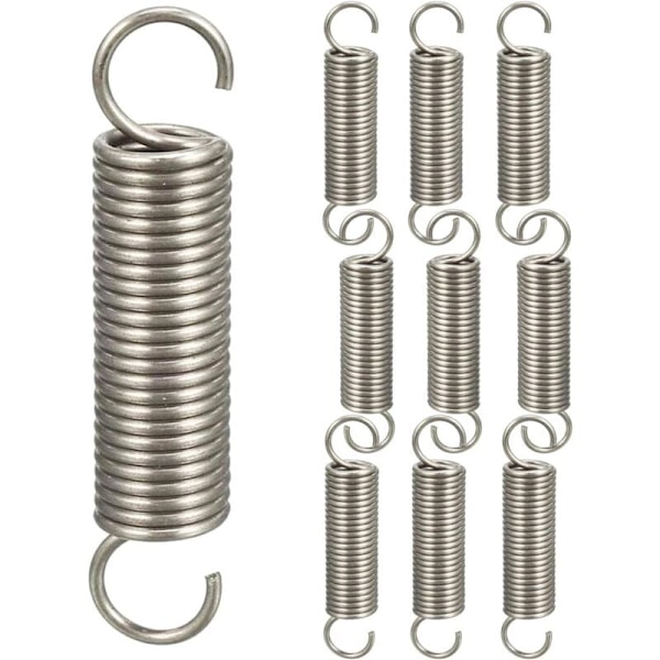 10pcs Double Hook Spring Tension Springs,Compression Springs Hook Spring Assortment,1.21145mm