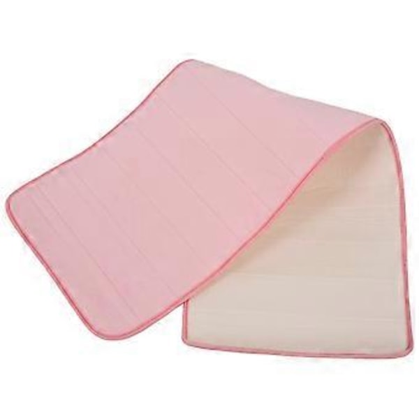 120x40cm Absorberande Halkfri Memory Foam Kök Sovrum Dörrmatta Golvmatta Rosa