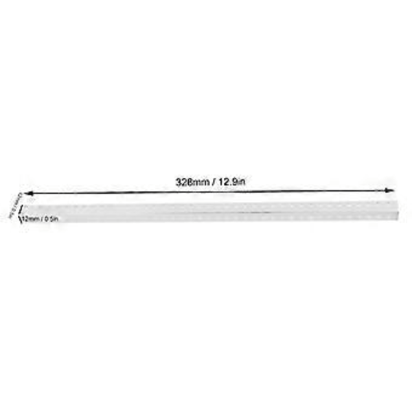 2 stk. Aluminium Ekstruderingsprofil L-formet Bjælke 40 Huller Robot Tilbehør 12x12mm 3103-0040-0328