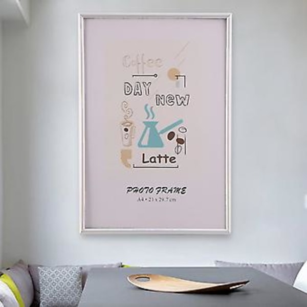 2 kehystä, A4 hopeakehykset, särkymättömällä S:llä, valokuvakehykset, 21x30 cm