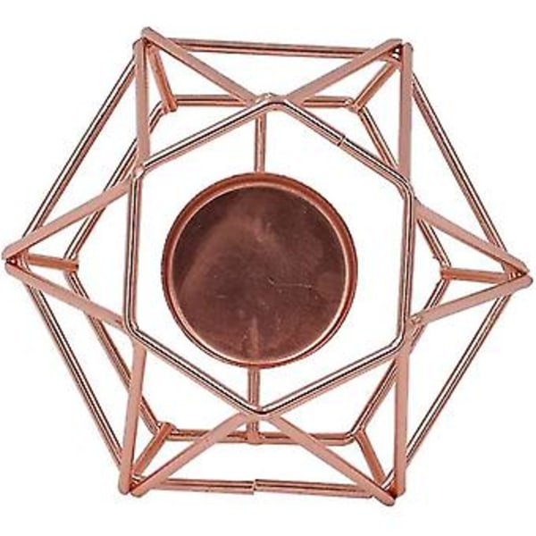 Metall Smijern Geometrisk Smijern Lysestake Bord Håndverk Dekorasjon (4-d-w)